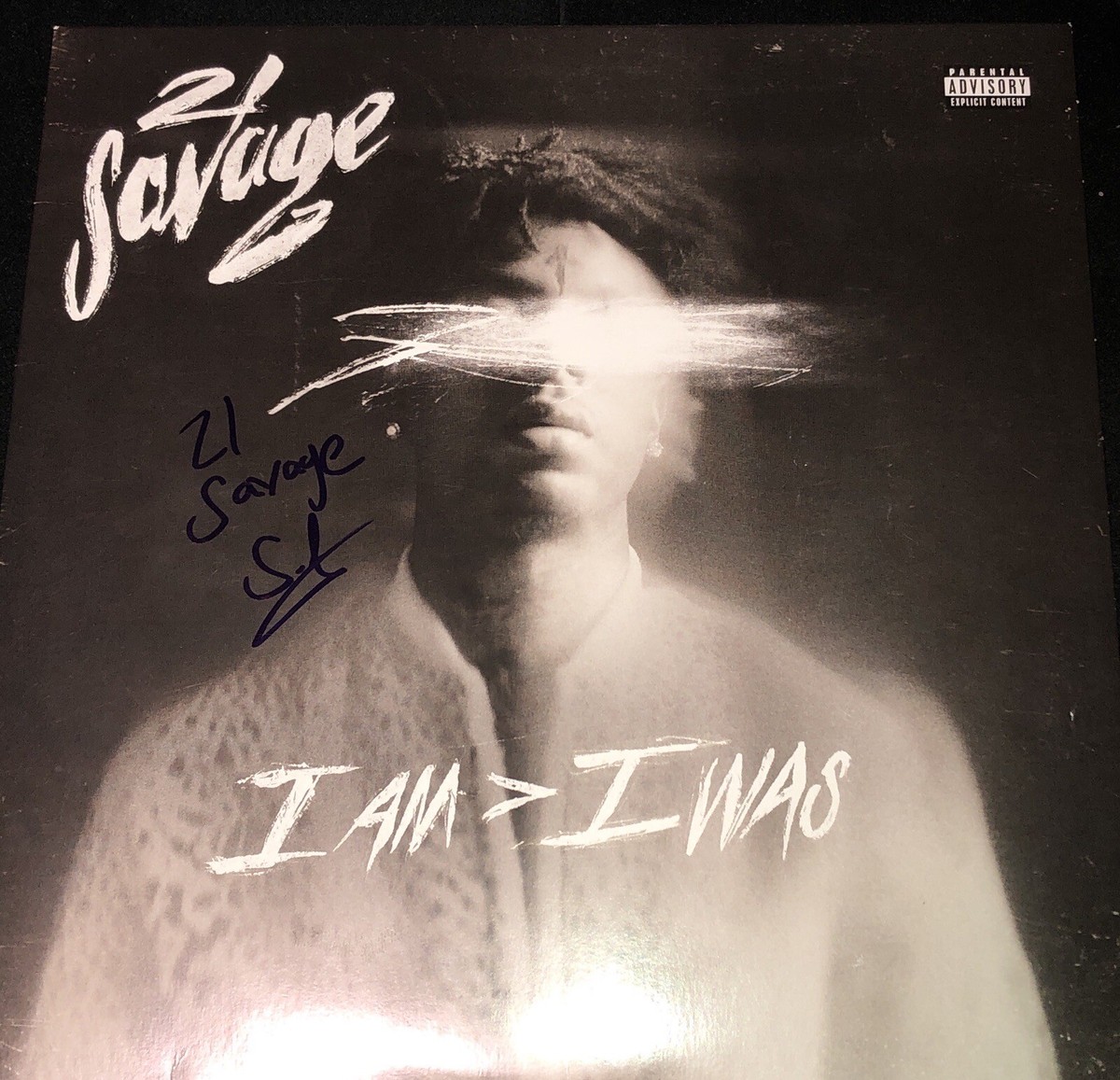 21 Savage Signed I Am I Was Vinyl Album Record JSA LOA Slaughter