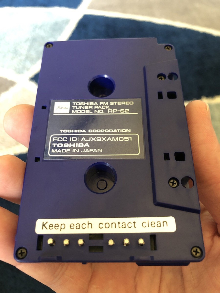 Toshiba FM Stereo Tuner Pack RP-S2 Made in Japan Cassette Tape