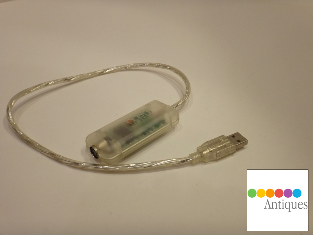 Clear Griffin iMate ADB to USB adapter for Vintage Macintosh ADB