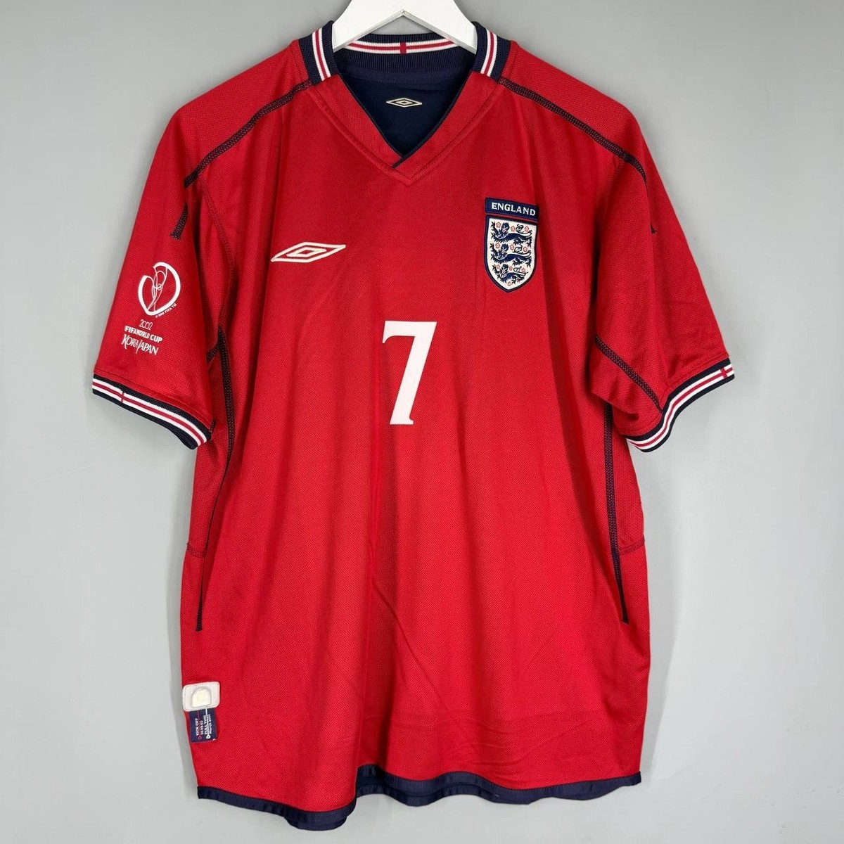 ENGLAND 2001 2002 2003 AWAY FOOTBALL SHIRT JERSEY UMBRO XL WORLD