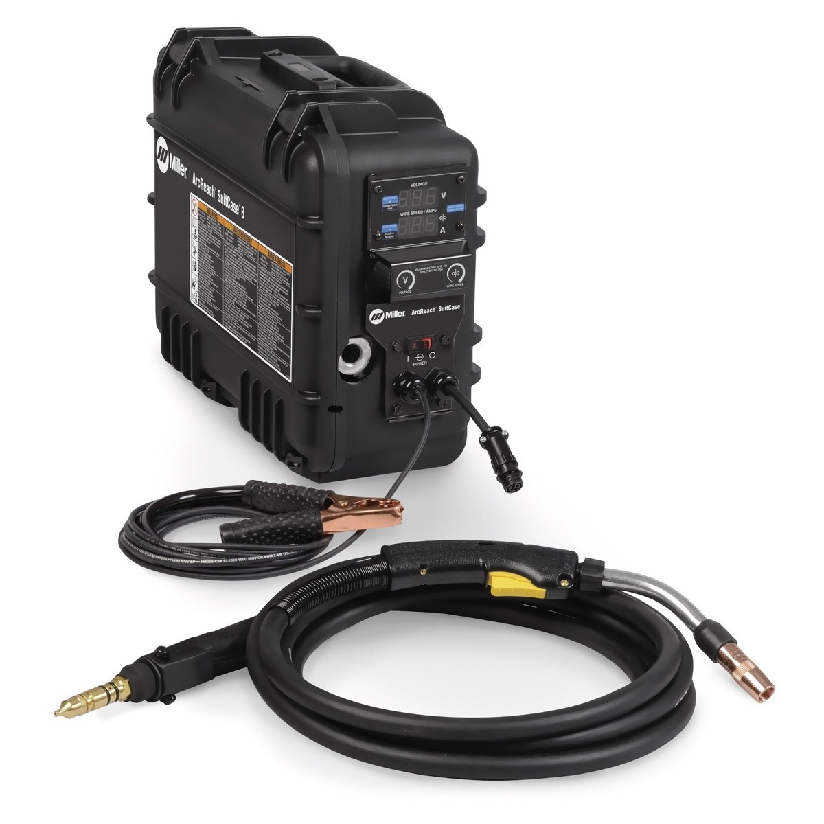 Miller ArcReach Suitcase 8 Wire Feeder w/Bernard BTB MIG Gun