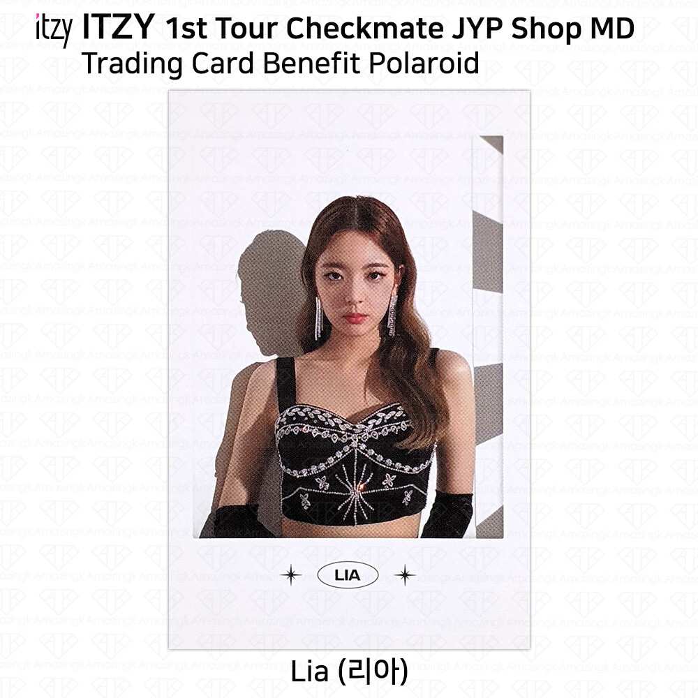 ITZY 1st Tour Checkmate Official MD Trading card Photocard JYP