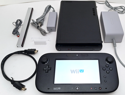 Nintendo Wii U Gaming System 32GB Console + Gamepad Complete