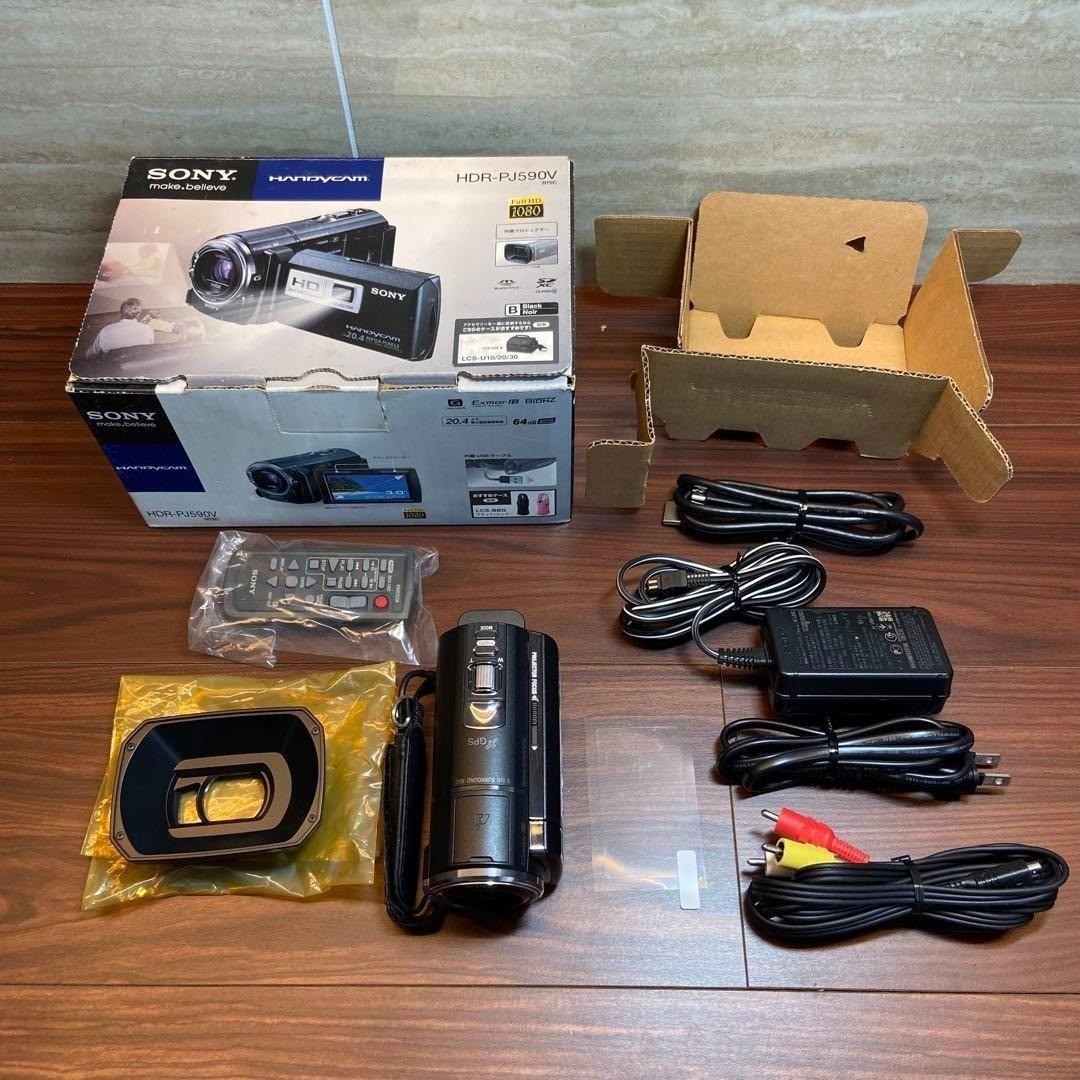 Sony HDR-PJ590V 64 GB Camcorder - Black for sale online | eBay