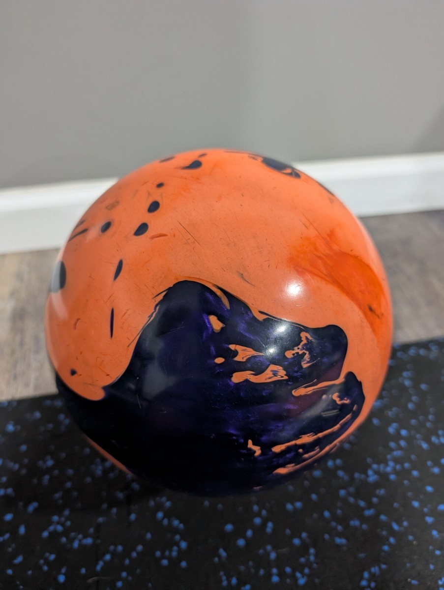 Global 900 HOOK! Orange & Purple Bowling Ball USBC 1KF21783 15Lb