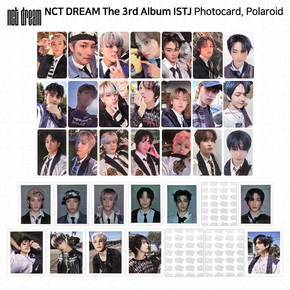 NCT DREAM The 3rd Album ISTJ Photocard Polaroid 7DREAM QR Ver KPOP