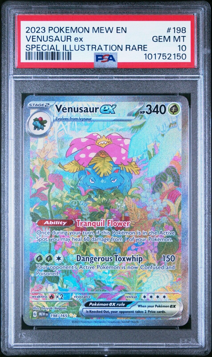 PSA 10 GEM MINT Venusaur Ex Special Illustration Rare 198/165 SV
