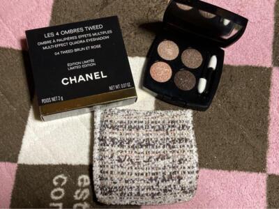 CHANEL Les 4 Ombres Tweed 04 Tweed Brunt Et Rose Limited Edition