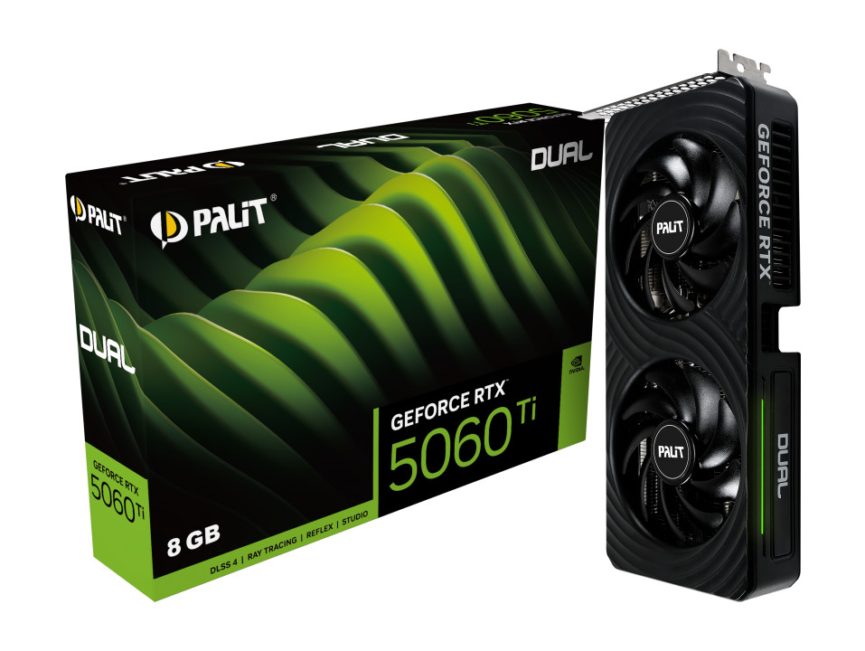 PALIT GeForce RTX 5060 Ti Dual 8GB NE7506T019P1-GB2062D GDDR7