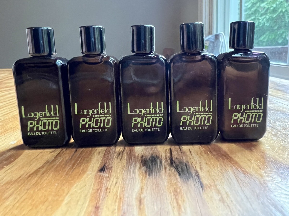 Karl Lagerfeld PHOTO Eau de Toilette PARFUM mini splash,USA