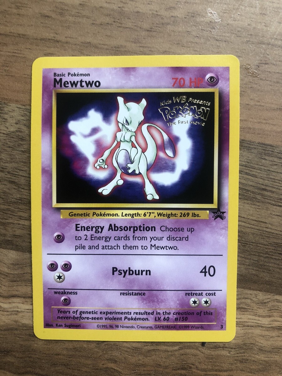1995 Mewtwo Movie Pokémon Card 70HP | eBay