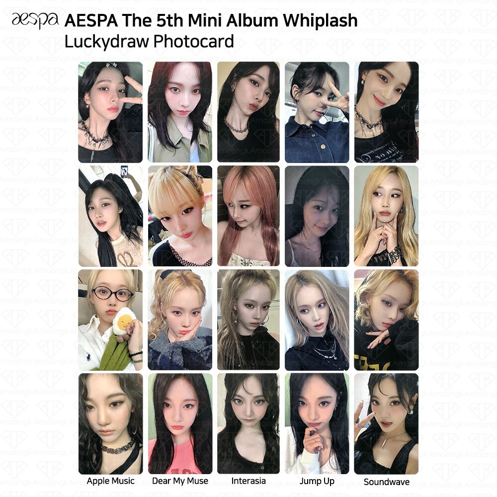 Aespa The 5th Mini Album Whiplash AP Interasia Jump Up SW