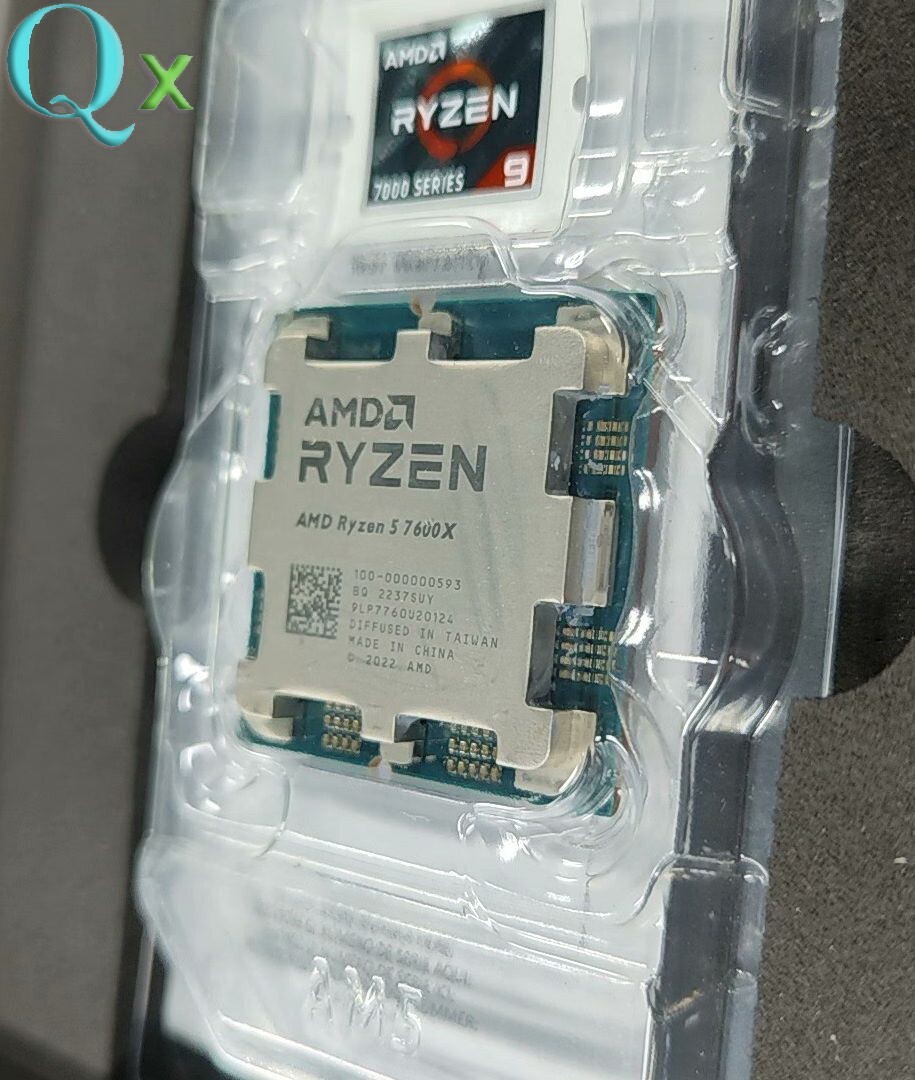 AMD Ryzen 5 7600X R5 7600X AM5 CPU Processor 4.7 GHz 6-Core 12
