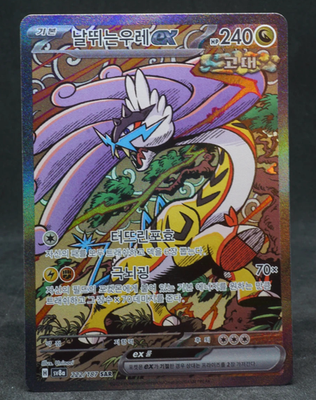 Pokemon Card Korean Raging Bolt ex SAR 222/187 SV8a Terastal Fest
