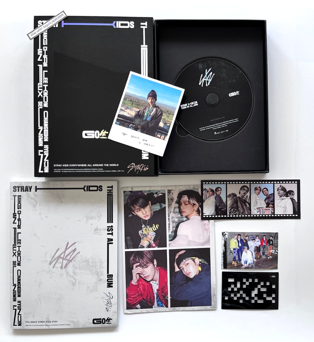 Stray Kids GO LIVE GO生 Limited ver. Album 2020 [Hyunjin] Polaroid