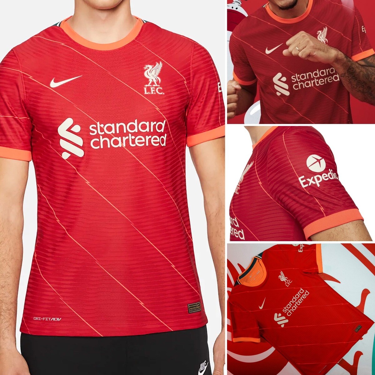 NWT Nike Dri-Fit ADV Liverpool FC Vapor Match Player Jersey Shirt