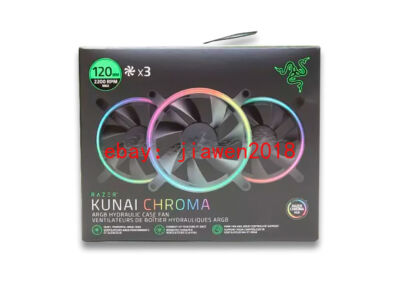 Razer Kunai Chroma 120mm 2200RPM Max ARGB and PWM Hydraulic Case