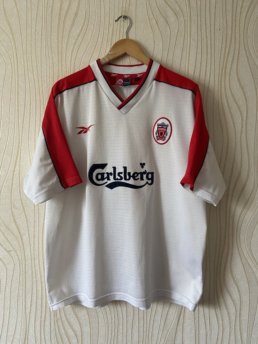 LIVERPOOL 1998 1999 AWAY FOOTBALL SHIRT SOCCER JERSEY REEBOK sz 46