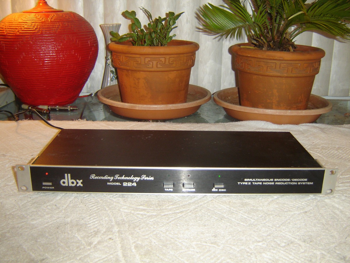 DBX 224, Tape Noise Reduction, Encode Decode, Made in Japan