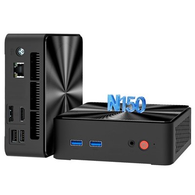QAZIPO Mini PC, 13th Twin Lake N150 Upgraded N100, up to 3.6GHz