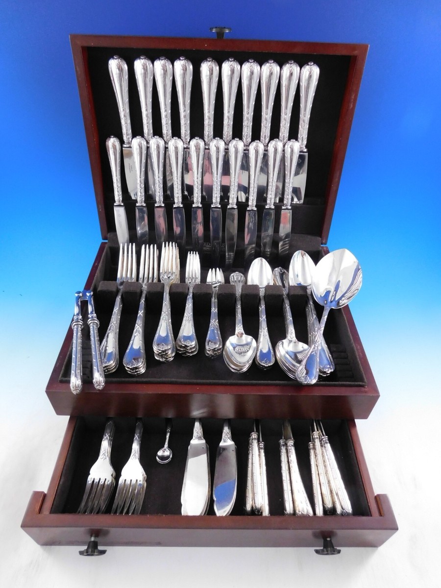 Rubans et Clochettes by Christofle Silverplate Flatware Service