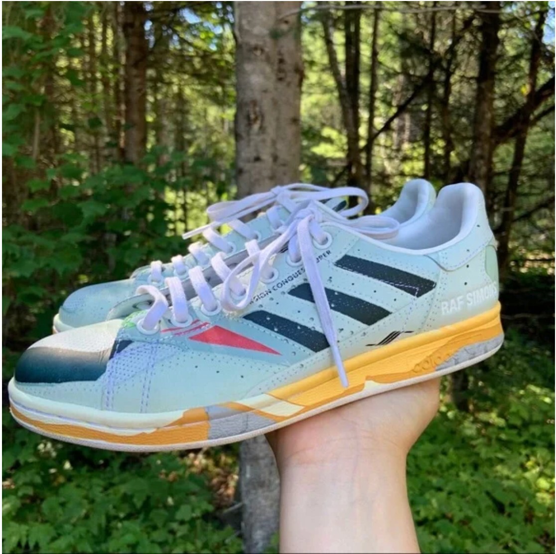Adidas x Raf Simons Stan Smiths Torsion Conquest Super Sneakers