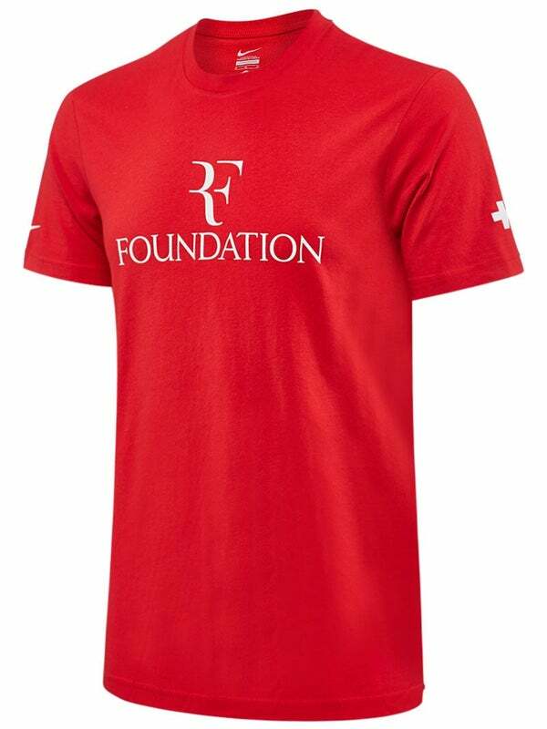 Nike Roger Federer RF Foundation Nike T-Shirt Red | eBay