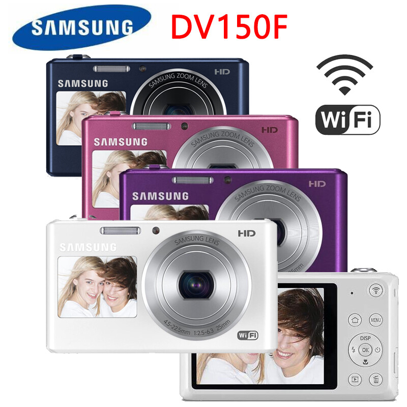 Samsung DV150F Digital Camera 16.2MP 5x optical zoom Dual LCD