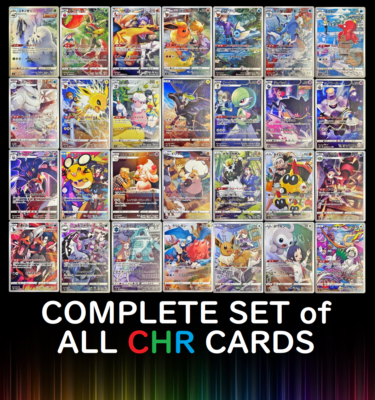 COMPLETE ALL 28 CHR CARDS in VMAX Climax Pokemon Holo s8a 2021