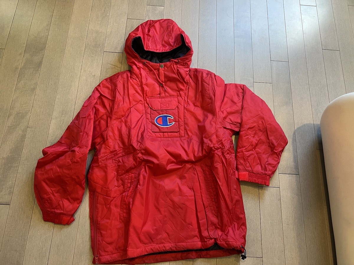 AUTHENTIC SUPREME x CHAMPION Pullover Parka Jacket Size Medium M