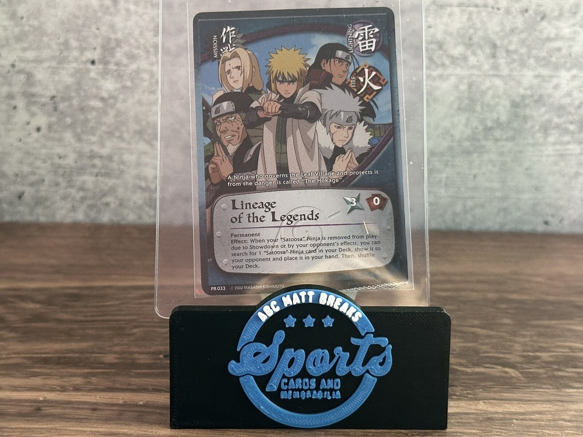 Naruto CCG Lineage Of The Legends (Holo/Foil)- PR 033 | eBay