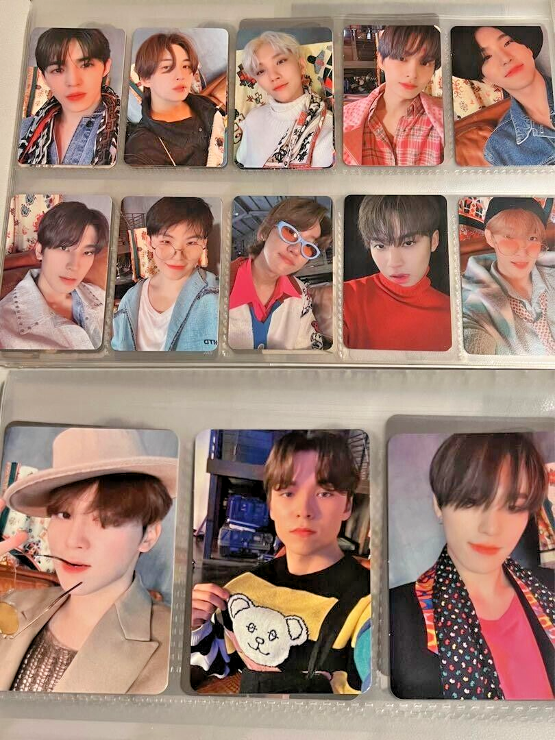 SEVENTEEN GOING MAGAZINE Vol 1 PHOTOCARDS Complete set of 13 WHITE