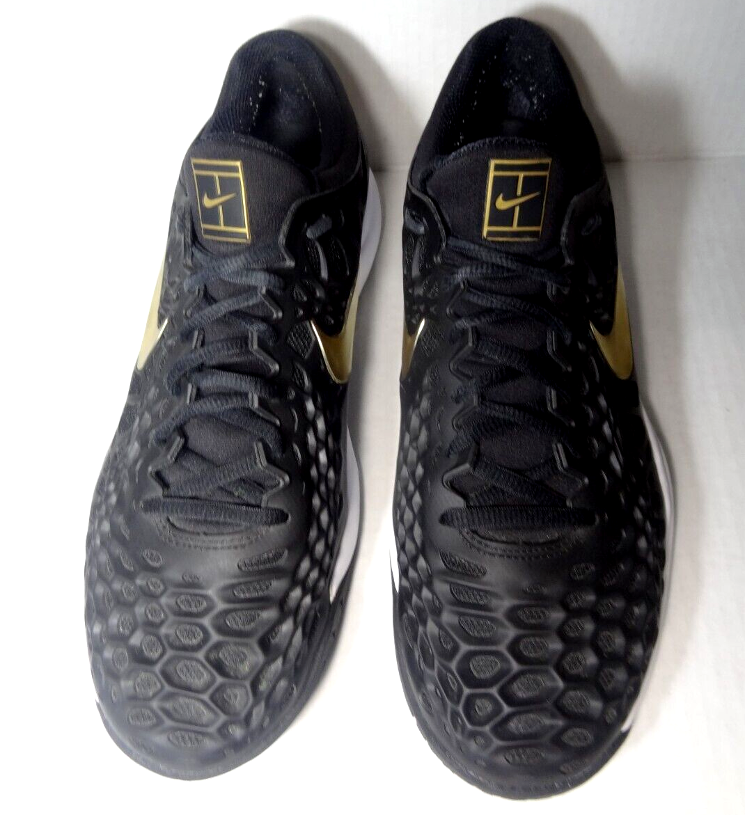 Nike Air Zoom Cage 3 HC Rafael Nadal Ltd. Ed. Black & Gold 918193