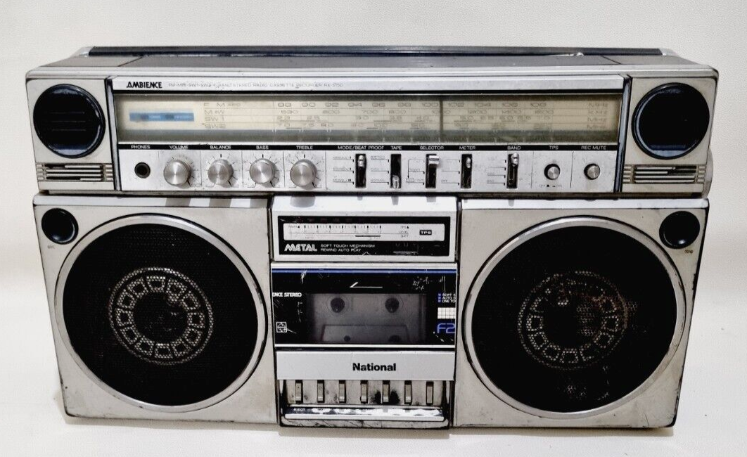 Vintage National Panasonic RX 5150F Boombox Cassette Player -For