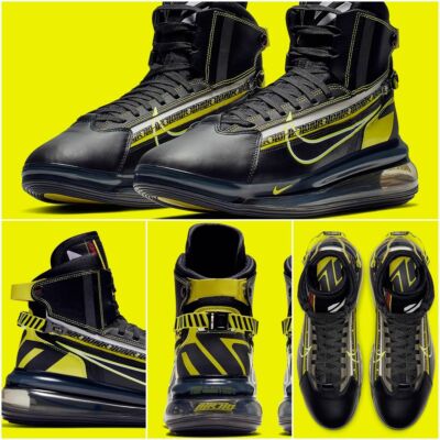 Nike Air Max 720 Saturn AS QS Motorsport Black Yellow All Star