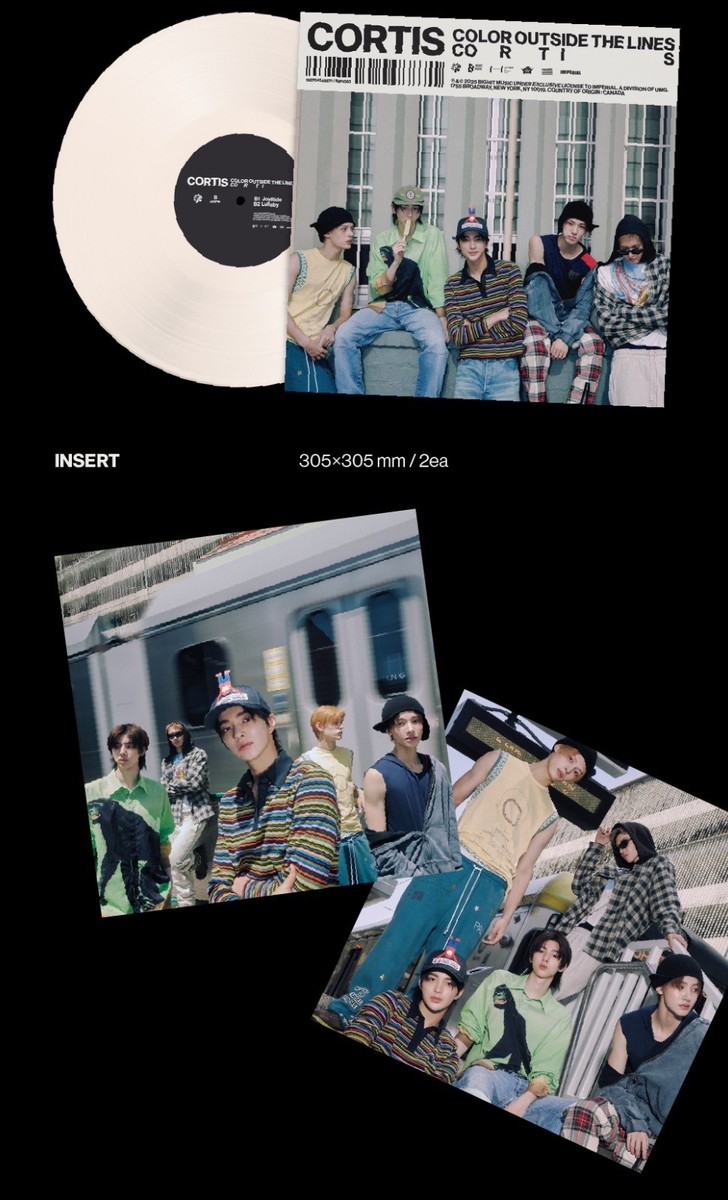 CORTIS [COLOR OUTSIDE THE LINES] 1st EP Album VINYL Ver/LP+2