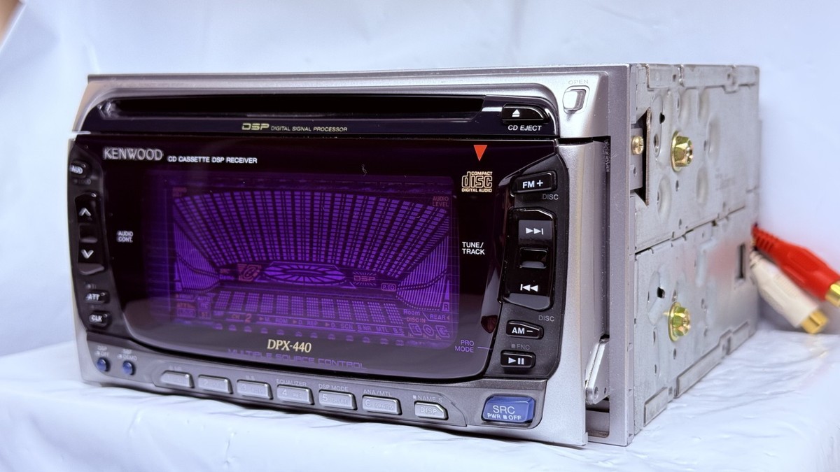 Kenwood DPX-440 2DIN CD Cassette Car Stereo Receiver JDM Japan