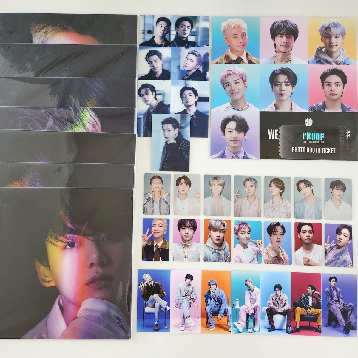 BTS PROOF Collector's Edition Member Set (Premium Photo, 2 cards
