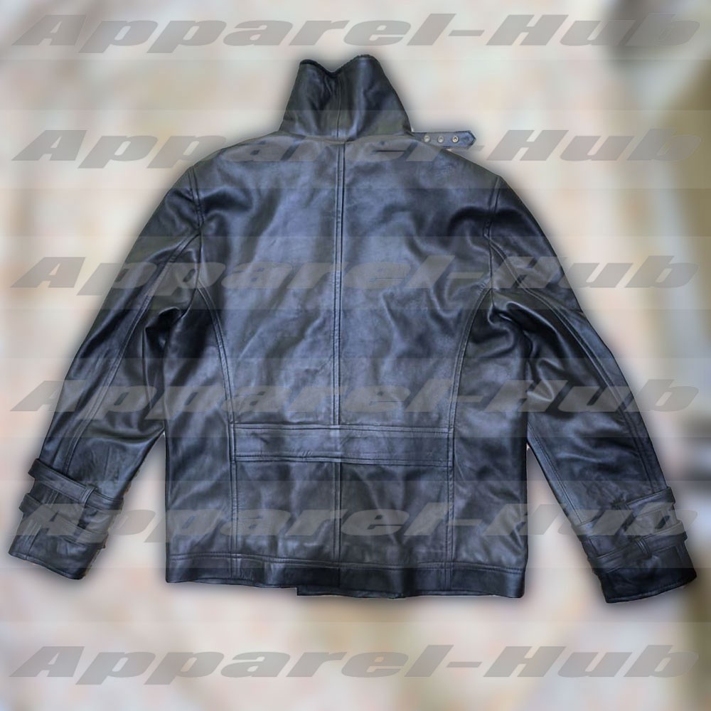 Resident Evil 9 Requiem Leon Kennedy Black Leather Jacket for Men