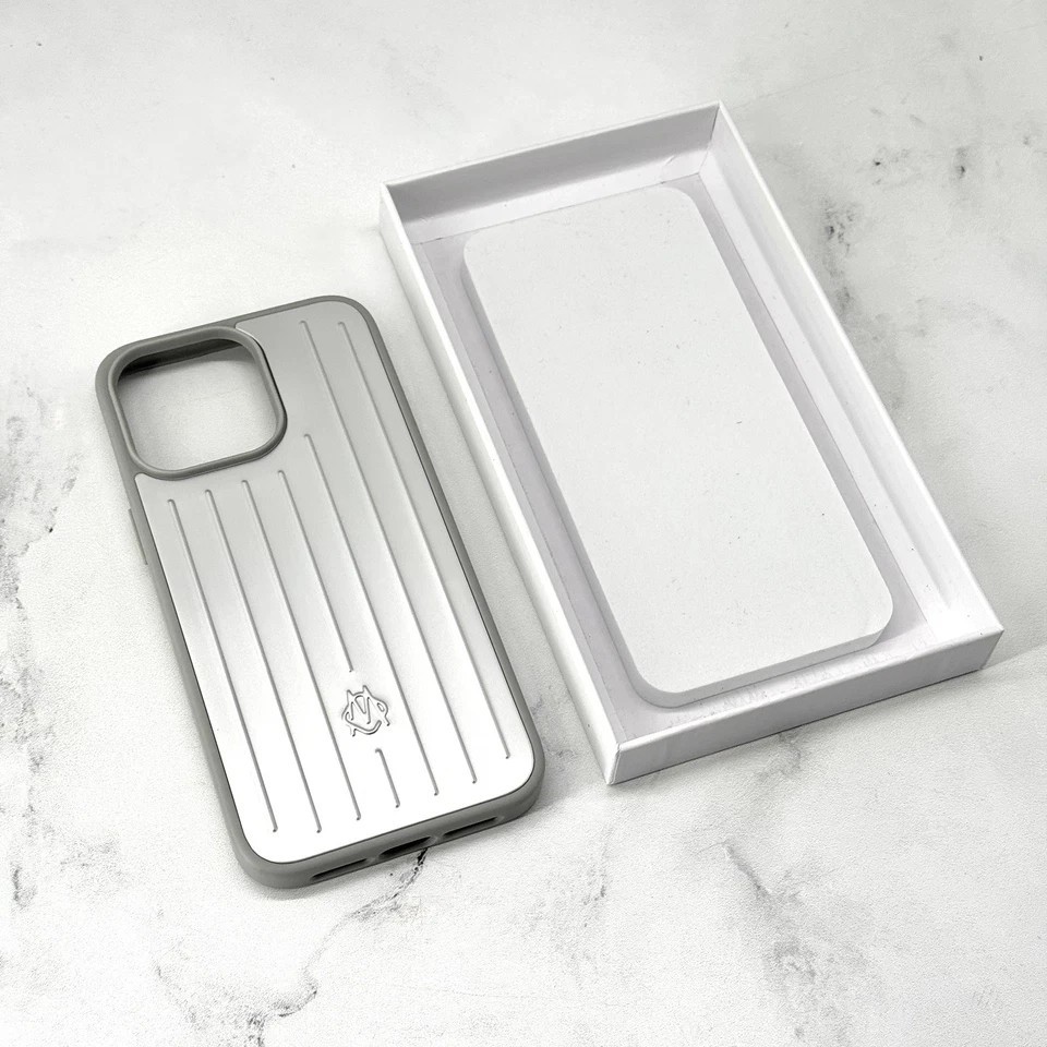 Rimowa iPhone Case Silver Aluminum For iPhone 16 Pro Max New US | eBay
