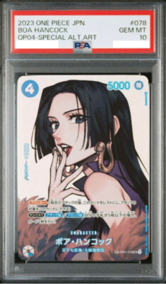 Boa Hancock SP Alt Art OP04-078 Japanese One Piece Card PSA 10 | eBay