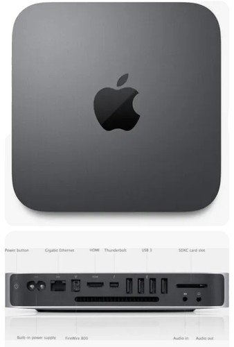 Apple Mac mini Desktop M4 chip 16GB Memory 256GB SSD Silver