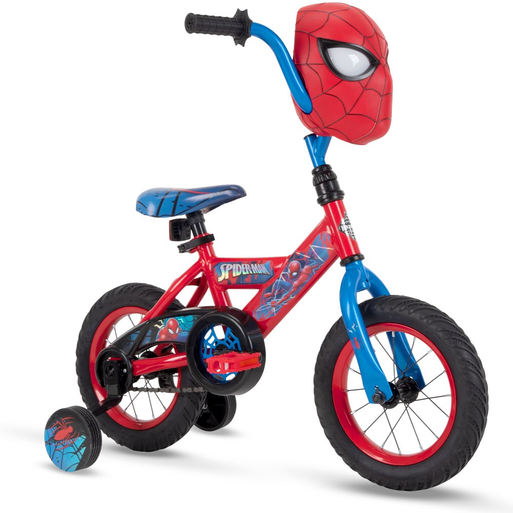 BOYS KIDS TRAINING BIKE 12-Inch Wheels Spider Man Bicycle | eBay