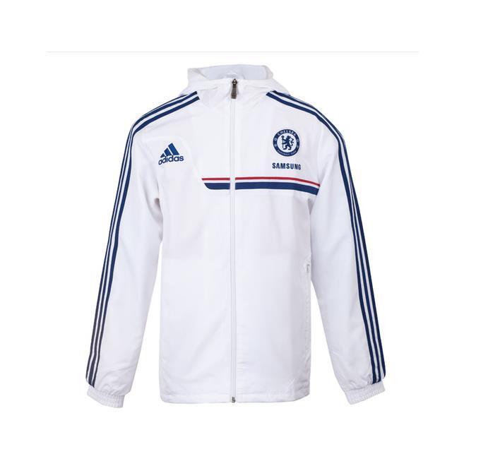 MEN'S ADIDAS FC CHELSEA 2013/2014 JACKET TRACK TOP SOCCER FOOTBALL