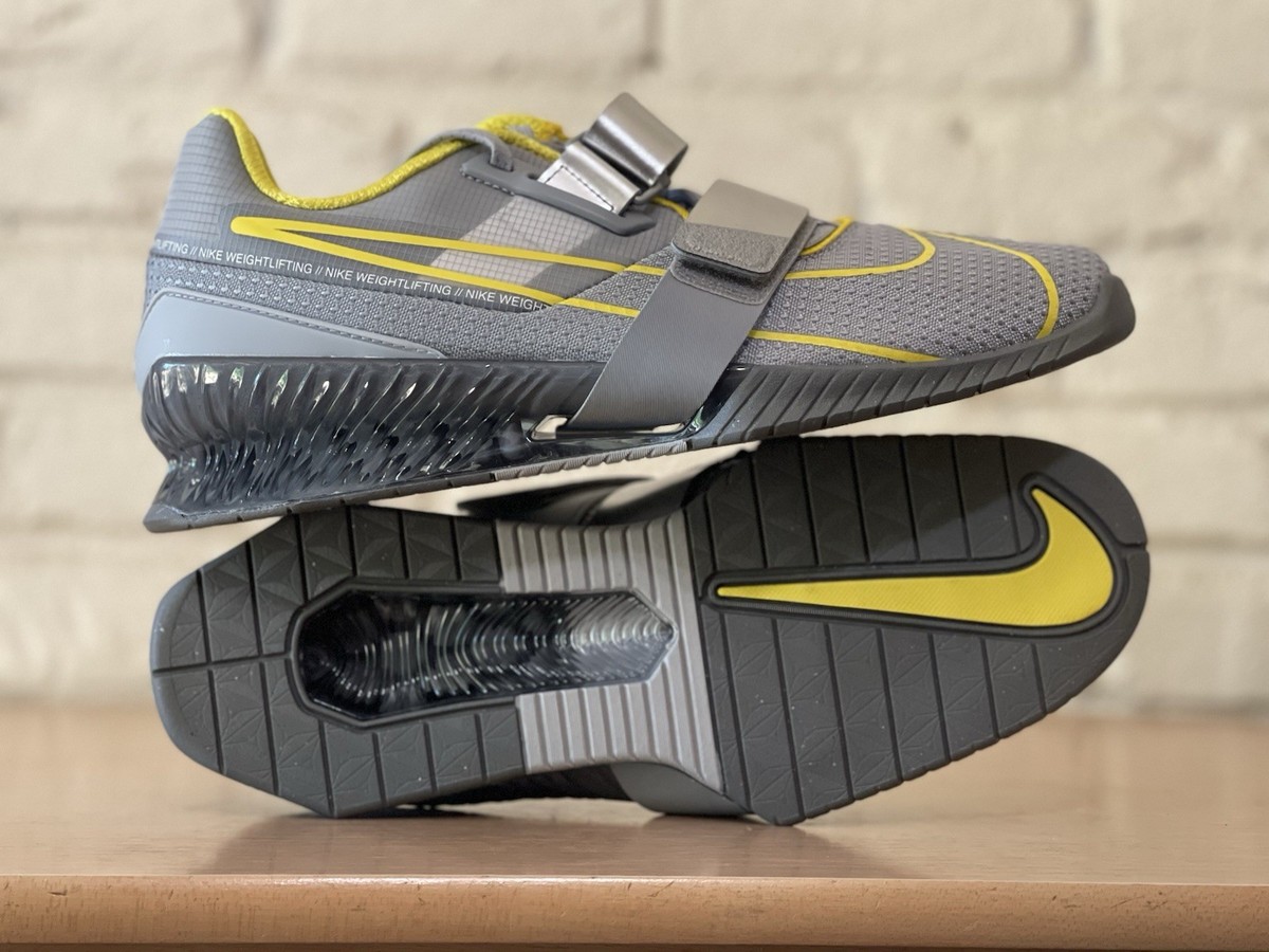 Nike Romaleos 4 Weightlifting Shoes Wolf Grey Lightning CD3463-002