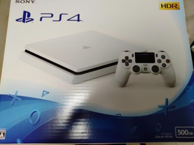 Sony PlayStation 4 PS4 CUH-2200A Slim Glacier White Game Console