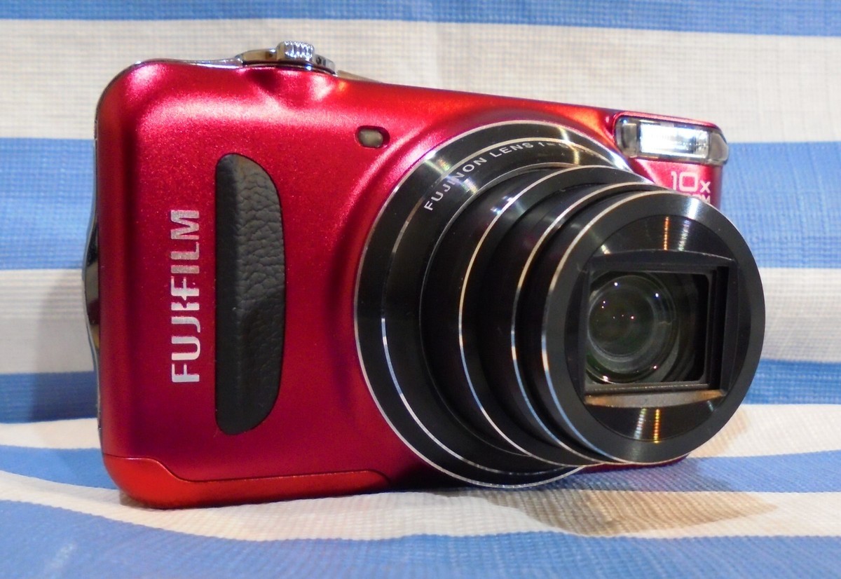 Fujifilm FinePix T300 RED metallic,14MP,10x,f/3.4,3in from Japan
