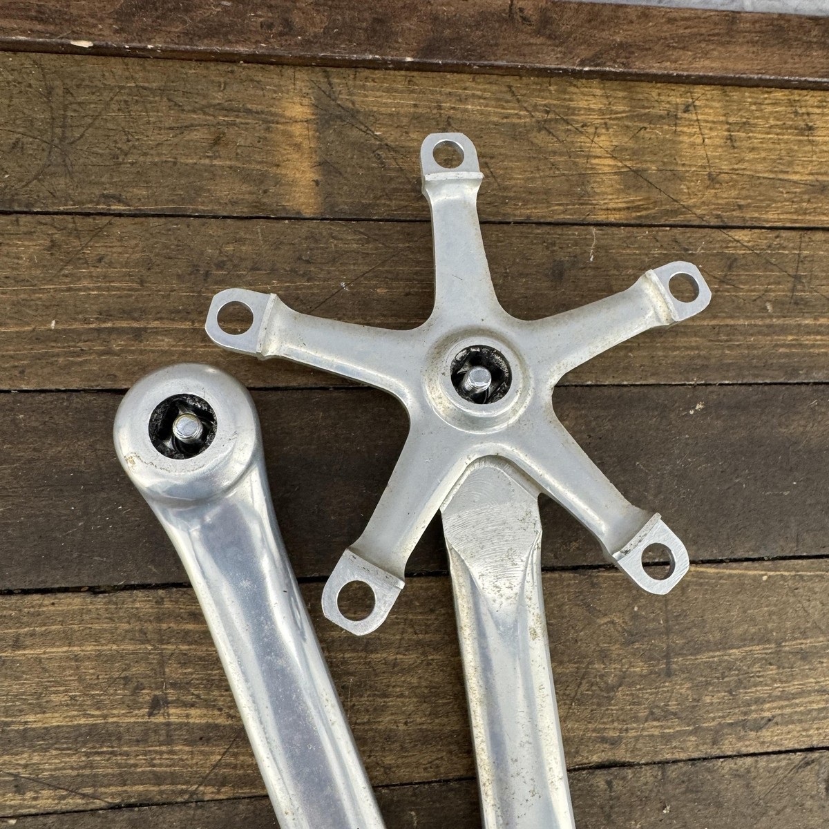 Vintage Sugino Aero Mighty Crankset 170mm 144 BCD AUTEX Extractor