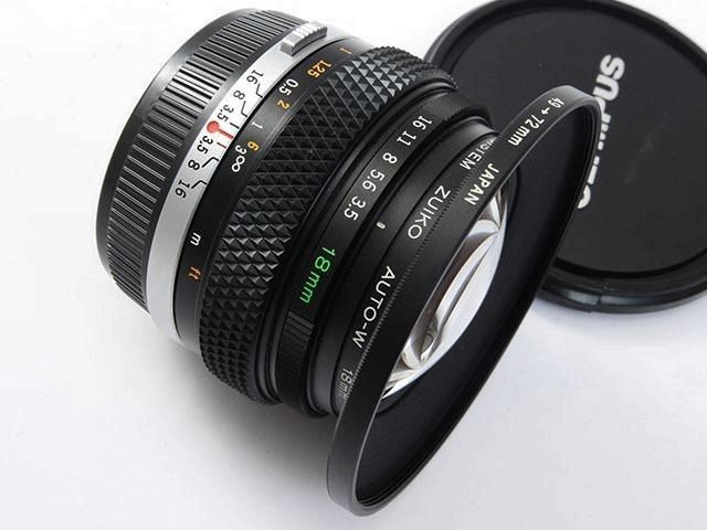 Olympus OM Zuiko Auto-W 18mm F3.5 MF Ultra Wide Angle Prime Lens