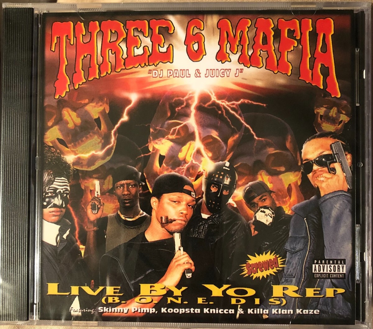 Three 6 Mafia - Live By Yo Rep (Factory Sealed CD 1995) DJ Paul